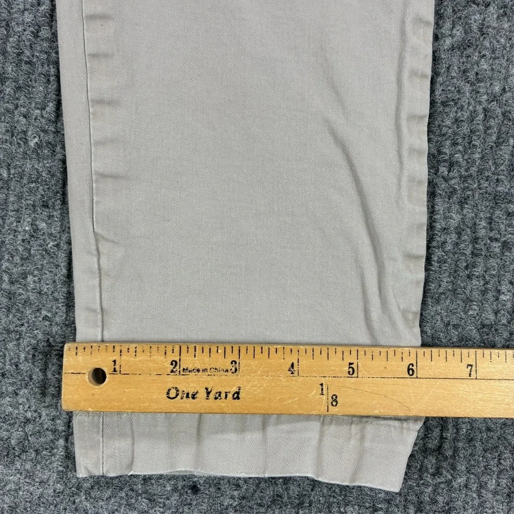 Banana Republic Fulton Skinny Chino Pants Mens Size 32x30 Gray Stretch Casual